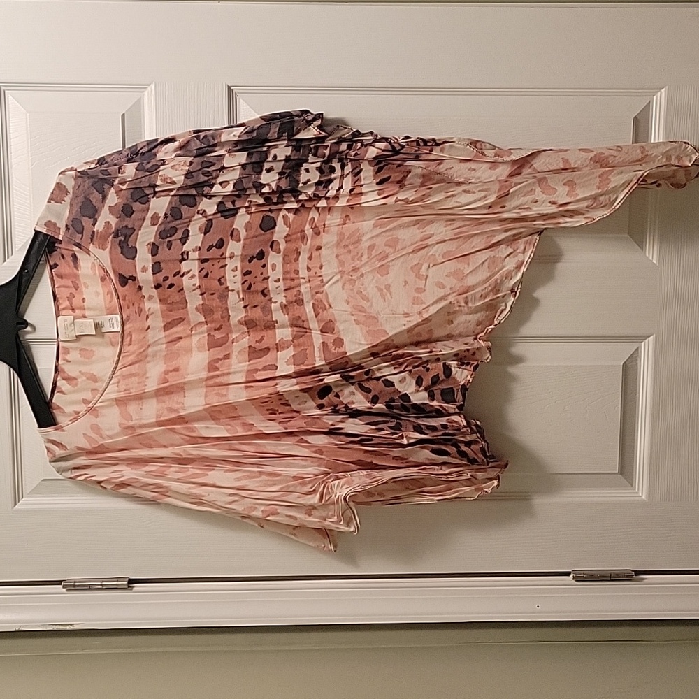 Chico's print Poncho